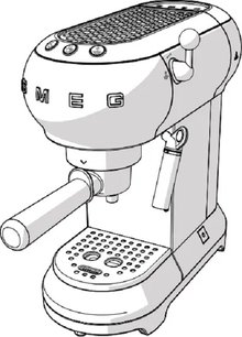 Кофемашина Смег ECF01PGEU фото 4 в Челябинске Кофемашина Smeg ECF01PGEU фото 4 в Челябинске