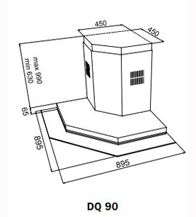 Вытяжка Teka DQ 90 фото 2 в Челябинске