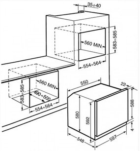 Духовой шкаф Смег SCP750BS-8 фото 2 в Челябинске Духовой шкаф Smeg SCP750BS-8 фото 2 в Челябинске