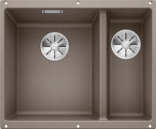 Мойка BLANCO SUBLINE 340/160-U Silgranit кофе, чаша слева Мойка BLANCO SUBLINE 340/160-U Silgranit кофе, чаша слева