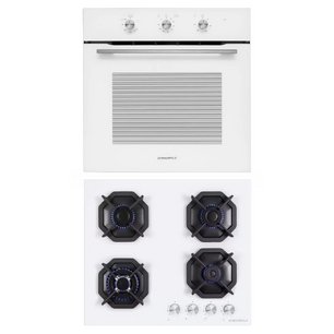 Maunfeld (духовой шкаф MOGS703W + варочная панель EGHG.64.23CW\G) фото в Челябинске