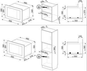 Микроволновая печь Smeg FMI420S2 фото 4 в Челябинске