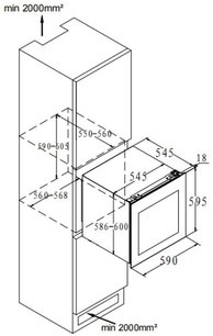 Встраиваемый винный шкаф Кертинг KFW 604 DB GXN фото 3 в Челябинске Встраиваемый винный шкаф Korting KFW 604 DB GXN фото 3 в Челябинске