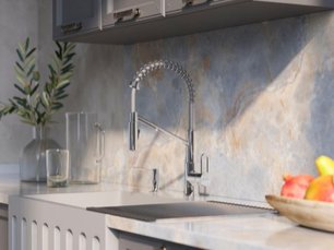 Смеситель Omoikiri MIKAWA 2 PLUS-SB GM фото 2