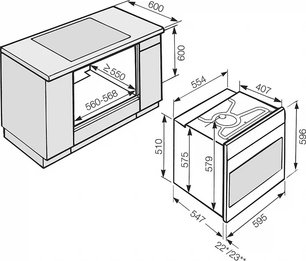 Духовой шкаф Miele H 4810 B BK фото 2 в Челябинске