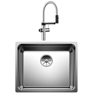 Blanco (мойка ETAGON 500-U + EVOL-S Pro Filter 526311 нержавеющая сталь) фото в Челябинске