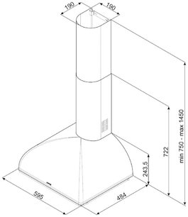 Вытяжка Smeg KSE59PO фото 2 в Челябинске