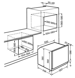 Духовой шкаф Смег SFP140B фото 2 в Челябинске Духовой шкаф Smeg SFP140B фото 2 в Челябинске