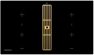 Варочная панель с вытяжкой Куперсбуш KMI 9850.0 SR Gold фото в Челябинске Варочная панель с вытяжкой Kuppersbusch KMI 9850.0 SR Gold фото в Челябинске