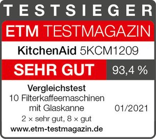 Кофеварка Китчен Эйд 5KCM1209EDG фото 4 в Челябинске Кофеварка KitchenAid 5KCM1209EDG фото 4 в Челябинске