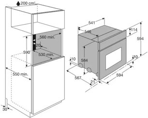 Духовой шкаф АЕГ B99315M фото 2 в Челябинске Духовой шкаф AEG B99315M фото 2 в Челябинске