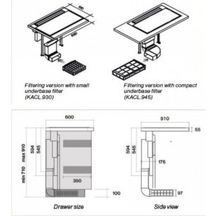 Варочная панель с вытяжкой FALMEC INDUCTION HOB INOX (880) фото 4 в Челябинске