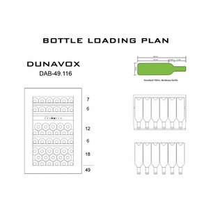 Винный шкаф Дунавокс DAB-49.116DSS.TO фото 3 в Челябинске Винный шкаф Dunavox DAB-49.116DSS.TO фото 3 в Челябинске