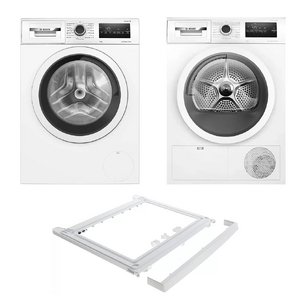 Bosch Serie 4 (стиральная машина WAN24200ME + сушильная машина WTN86201ME + монтажный элемент WTZ20410) фото в Челябинске