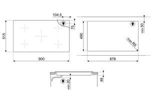 Варочная панель Smeg SI5952B фото 4 в Челябинске