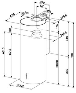 Вытяжка Фабер Cylindra EG8 X A37 ELN фото 3 в Челябинске Вытяжка Faber Cylindra EG8 X A37 ELN фото 3 в Челябинске