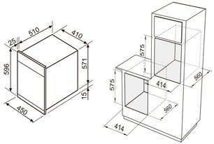 Духовой шкаф Zigmund Shtain EN 182.512 X фото 2 в Челябинске
