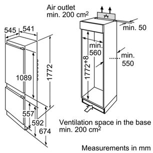 Встраиваемый двухкамерный холодильник Бош KIV 38V20 RU фото 2 в Челябинске Встраиваемый двухкамерный холодильник Bosch KIV 38V20 RU фото 2 в Челябинске