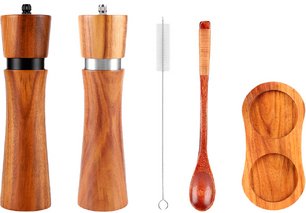 Набор мельниц для специй на подставке Omoikiri GR-02-SET фото