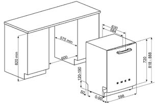 Посудомоечная машина Smeg ST2FABCR2 фото 4 в Челябинске