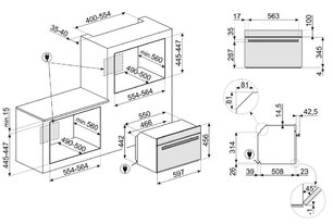 Духовой шкаф Smeg SF4604WVCPNX фото 4 в Челябинске