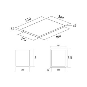 Варочная панель FALMEC PIANO INDUZIONE 2 ZONE фото 3 в Челябинске