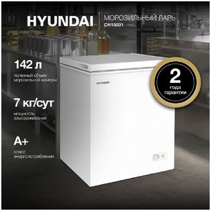 Морозильный ларь Hyundai CH15031 фото 3 в Челябинске