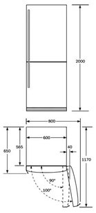 Холодильно-морозильная комбинация Нефф K5880X4 фото 4 в Челябинске Холодильно-морозильная комбинация Neff K5880X4 фото 4 в Челябинске