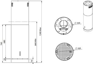 Вытяжка Фалмек POLAR ISOLA X фото 2 в Челябинске Вытяжка Falmec POLAR ISOLA X фото 2 в Челябинске