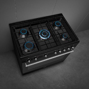 Варочный центр Смег CX91GMBL фото 2 в Челябинске Варочный центр Smeg CX91GMBL фото 2 в Челябинске