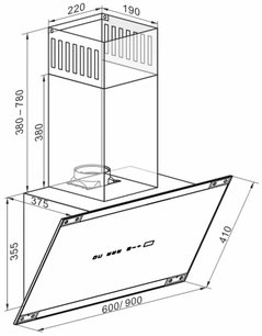 Вытяжка Kaiser AT 9445 Elf AD Eco фото 4 в Челябинске
