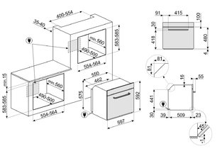 Духовой шкаф Смег SF6905P1 фото 4 в Челябинске Духовой шкаф Smeg SF6905P1 фото 4 в Челябинске