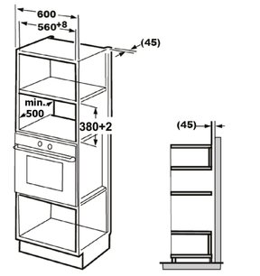 Встраиваемая микроволновая печь Brandt BMG2115B фото 4 в Челябинске