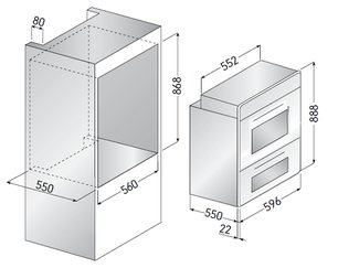 Духовой шкаф Ilve 200B-MMP IX фото 3 в Челябинске