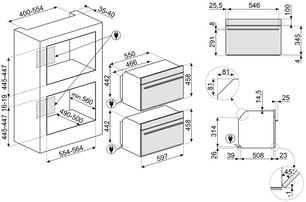 Духовой шкаф Smeg SO4102M1G фото 4 в Челябинске