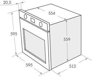 Духовой шкаф Maunfeld EOEH.5811B фото 2 в Челябинске