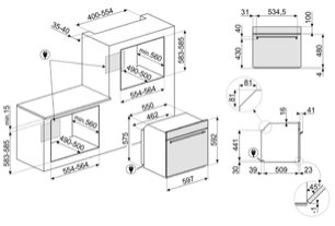 Духовой шкаф Smeg SF6381X фото 4 в Челябинске