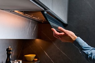 Вытяжка Фалмек VIRGOLA TOUCH NRS BLACK 120 фото 3 в Челябинске Вытяжка Falmec VIRGOLA TOUCH NRS BLACK 120 фото 3 в Челябинске