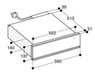 Встраиваемый подогреватель Gaggenau WSP 221-100 фото 3 в Челябинске