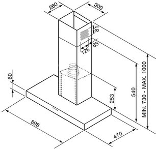 Вытяжка Smeg KSE912BX3 фото 3 в Челябинске