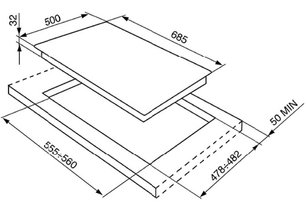 Варочная панель Smeg SPR876PGH фото 2 в Челябинске