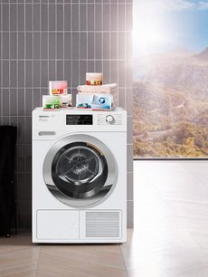 Сушильная машина Миле TCJ 690 WP Chrome Edition фото 3 в Челябинске Сушильная машина Miele TCJ 690 WP Chrome Edition фото 3 в Челябинске