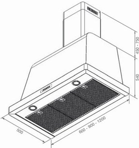 Вытяжка Lofra DOLCEVITA 90 IN фото 3 в Челябинске