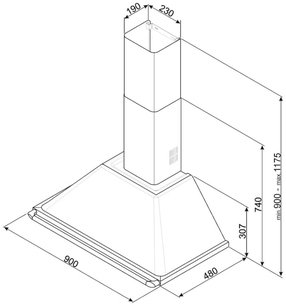 Вытяжка Smeg KT90P фото 2 в Челябинске
