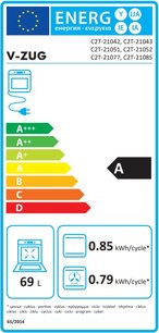 Духовой шкаф Фауцуг Combair V2000 60 C2T-21043 платина фото 4 в Челябинске Духовой шкаф V-ZUG Combair V2000 60 C2T-21043 платина фото 4 в Челябинске