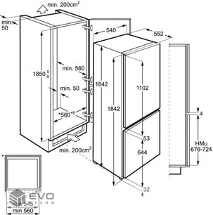 Холодильник Электролюкс ENN3153AOW фото 2 в Челябинске Холодильник Electrolux ENN3153AOW фото 2 в Челябинске