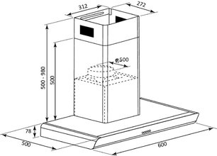Настенная вытяжка Брандт BHB6602X фото 4 в Челябинске Настенная вытяжка Brandt BHB6602X фото 4 в Челябинске