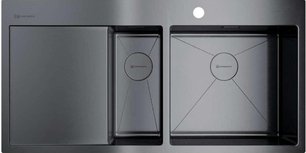 Мойка Omoikiri AKISAME 100-2 GM-R крыло слева фото