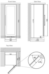Винный шкаф Дунавокс DX-123.338DSS фото 4 в Челябинске Винный шкаф Dunavox DX-123.338DSS фото 4 в Челябинске