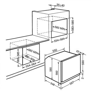 Духовой шкаф Смег SF855RA фото 4 в Челябинске Духовой шкаф Smeg SF855RA фото 4 в Челябинске